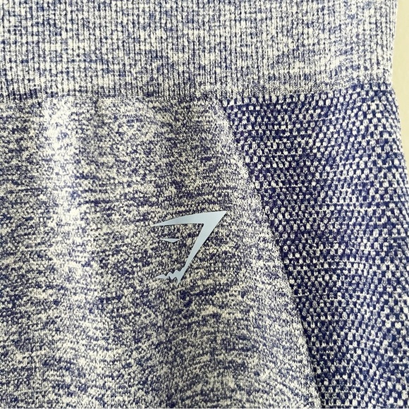 GymShark Compression Leggings Blue Active Athletic Womens XXS - Picture 6 of 7